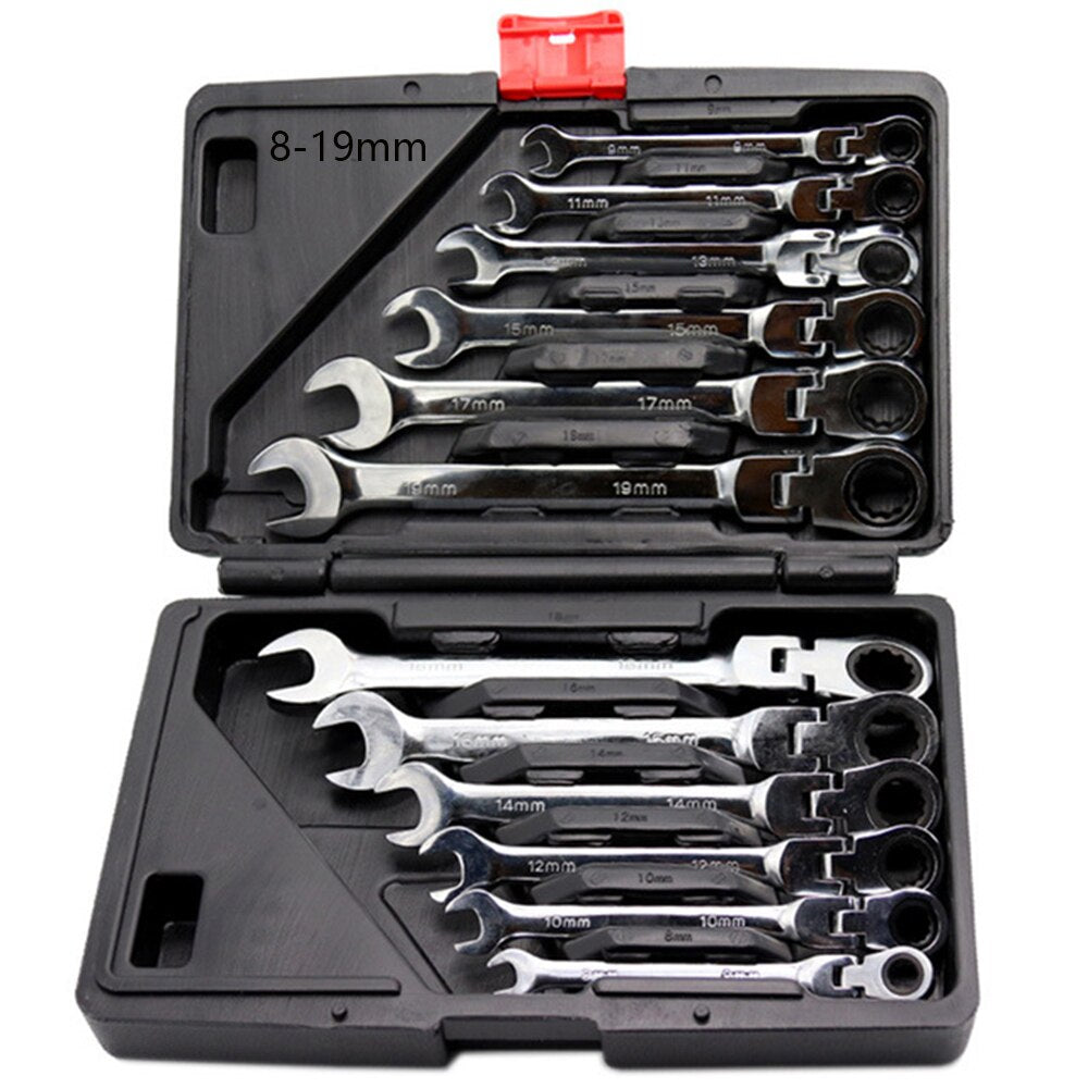 Chrome Vanadium Steel Wrench, Car Repair Kit, Key Set, Tool Set, Ratchet Wrench Set, Hand Tool Set, Car Wrench Set, Key Set