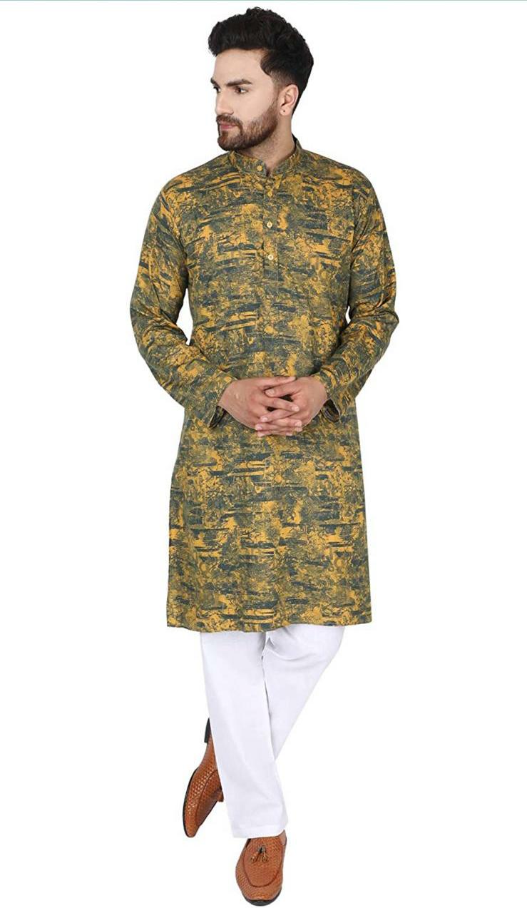 Traditional Indian Kurta Pajama Set