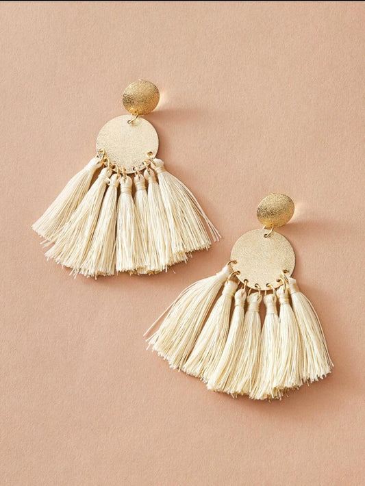 Fancy Decor Tassels Earrings