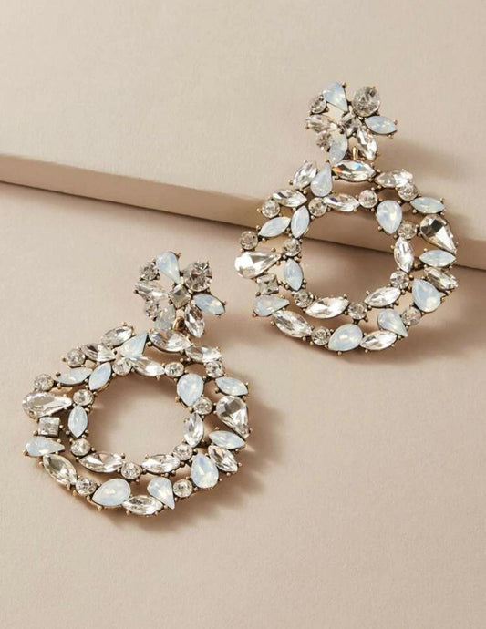 Designer Rhinestone Material Earrings