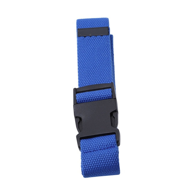 Adjustable All-Match belt Unisex Korean Style Canvas Belts Plastic Buckle Vintage aesthetic long waistband students unisex belt