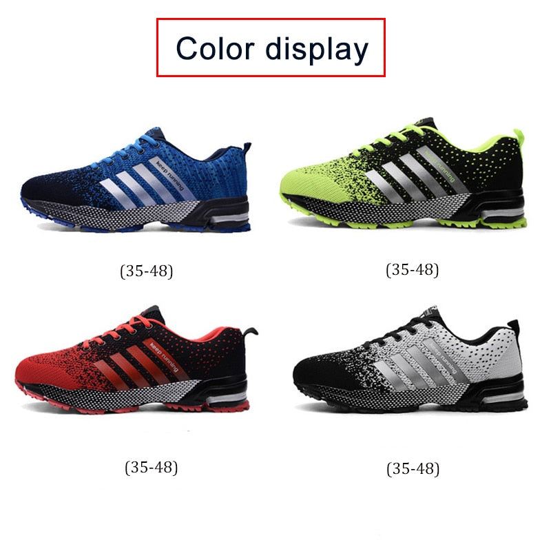 Eihort 2020 Fashion Men Shoes Portable Breathable Running Shoes Large Size Sneakers Comfortable Walking Jogging Casual Shoes 48