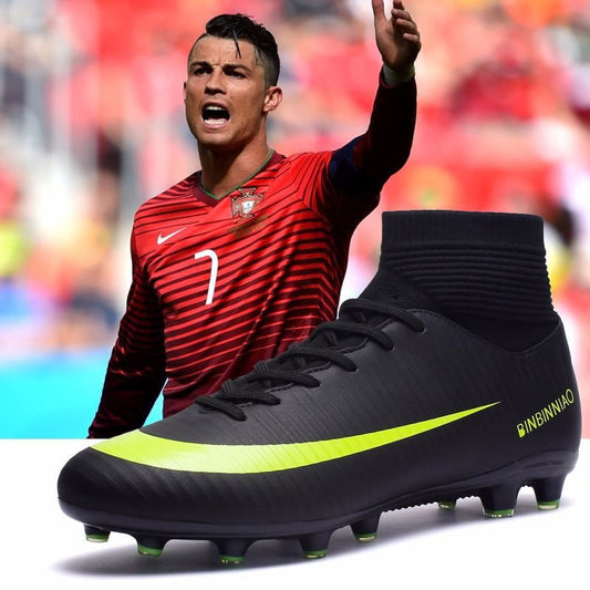 Indoor Soccer Shoes for Men Football Shoes Kids Training Sneakers Original TF AG Spikes Soccer Cleats Futsal Male Football Boots