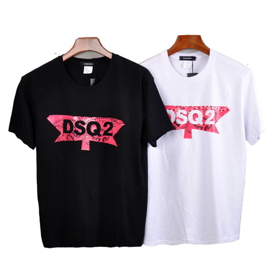 Summer Letter Casual T-shirts Printed Tops Men Cotton Short Sleeve Tees With Mesh Baseball Caps Snapback Dad Hats