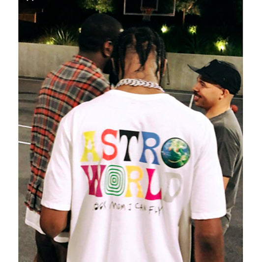 New Fashion Hip Hop T Shirt Men Women Travis Scotts ASTROWORLD T-Shirts WISH YOU WERE HERE Letter Print Tees Tops