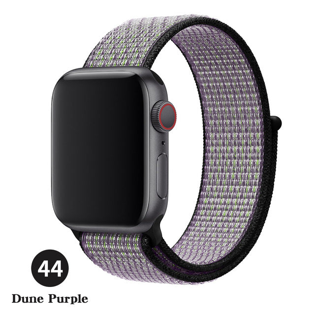 Band For Apple Watch Series 5 4 3 2 1 38MM 42MM watchband Breathable Nylon Strap Sport Loop for iwatch Bracelet 40MM 44MM