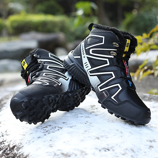 Men Shoes Casual Shoes Lace Up Hiking Shoes Waterproof Men Sport Shoes Trekking Shoes Winter Boots Outdoor Climbing Sneaker