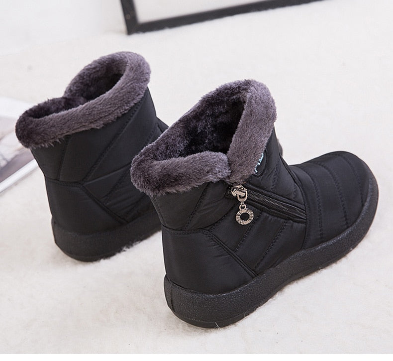 Women Boots Fashion Waterproof Snow Boots Winter Shoes Women Casual Lightweight Ankle Botas Mujer Warm Winter Boots