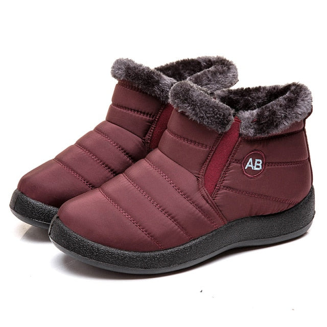 Women Boots Fashion Waterproof Snow Boots Winter Shoes Women Casual Lightweight Ankle Botas Mujer Warm Winter Boots