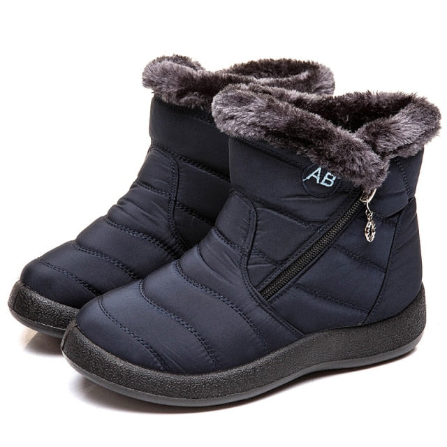 Women Boots Fashion Waterproof Snow Boots Winter Shoes Women Casual Lightweight Ankle Botas Mujer Warm Winter Boots