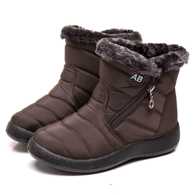 Women Boots Fashion Waterproof Snow Boots Winter Shoes Women Casual Lightweight Ankle Botas Mujer Warm Winter Boots