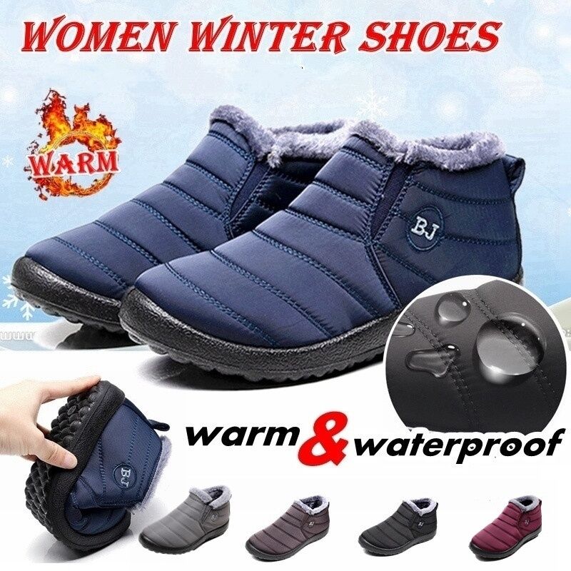 Men Boots Lightweight Winter Shoes for Men Snow Boots Waterproof Winter Footwear