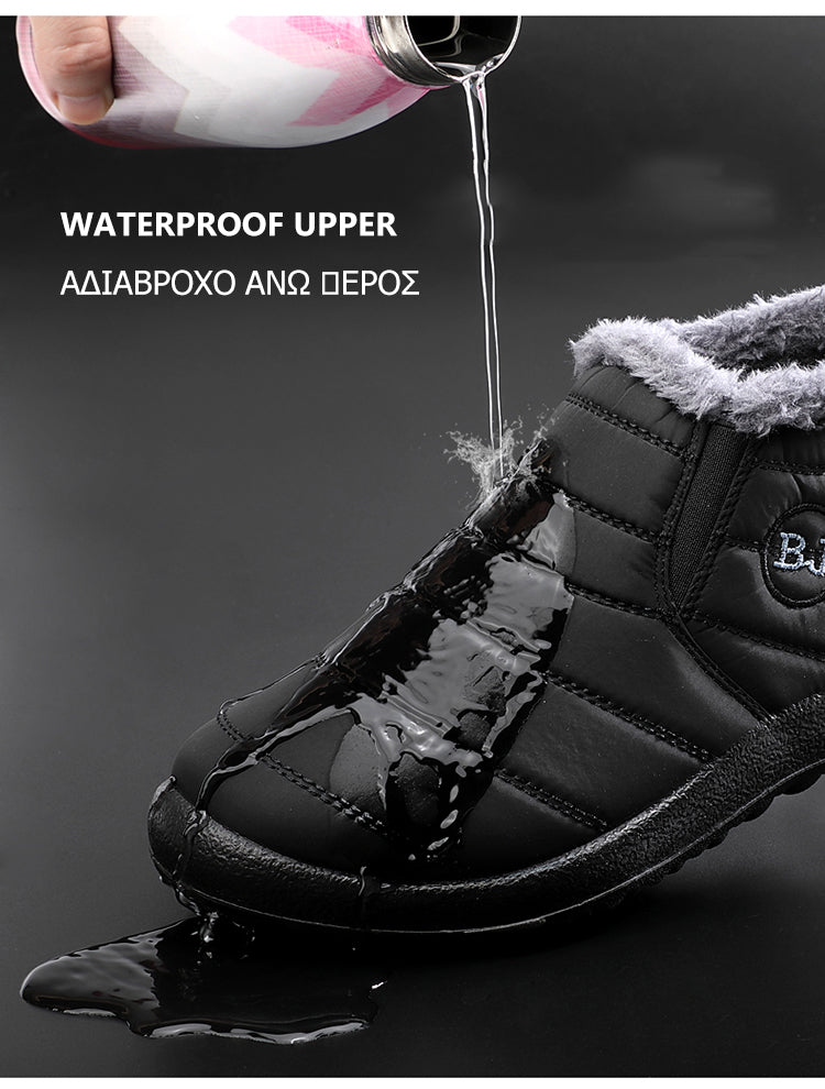 Men Boots Lightweight Winter Shoes for Men Snow Boots Waterproof Winter Footwear